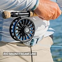 Vista 7 de Redington Wrangler - Kit de pesca con mosca, caña de acción media rápida, carrete de agua cruzada, línea de mosca, líder y estuche de transporte