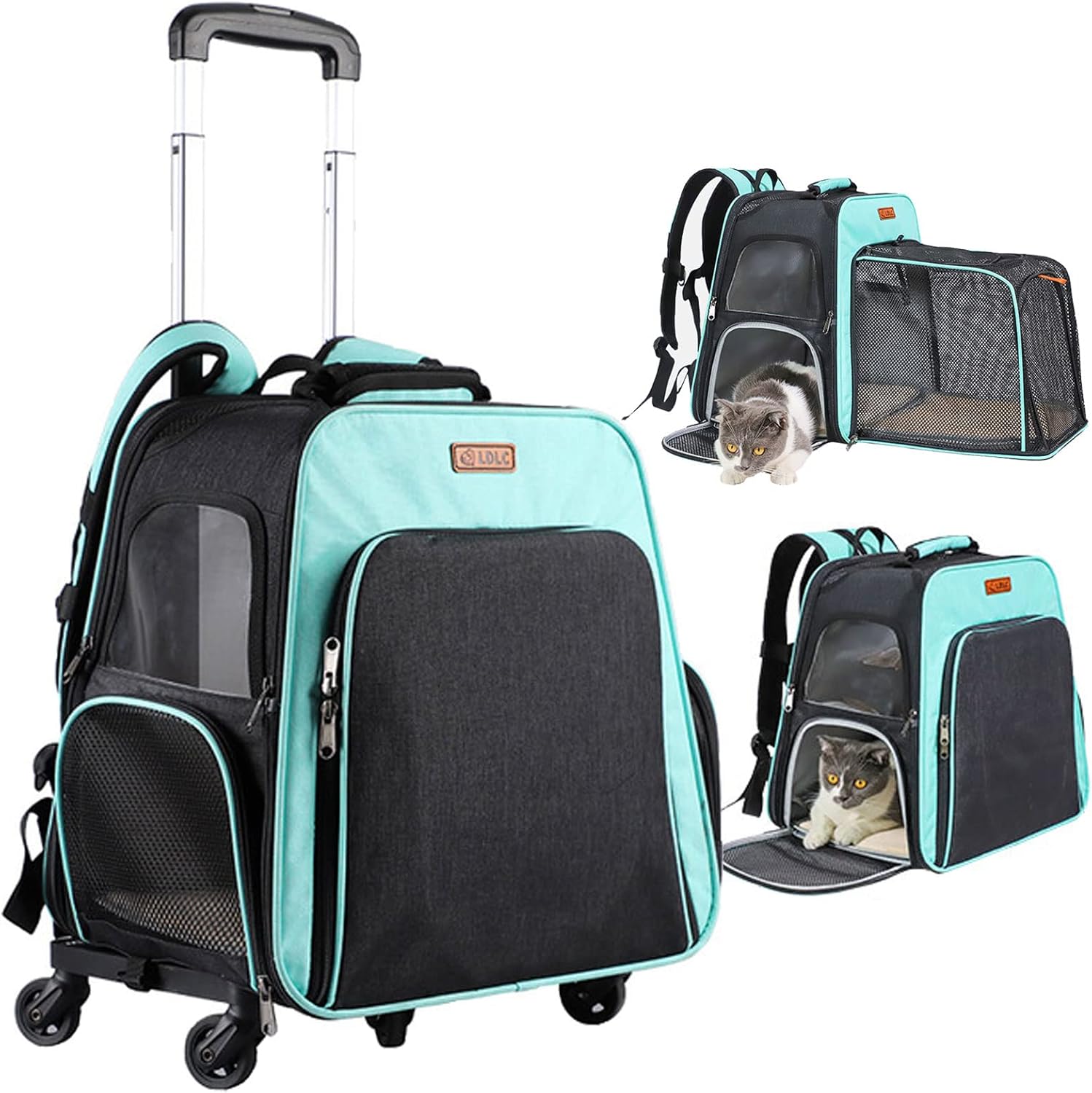 REOTEL Airline Approved Expandable Premium Cat Carrier on