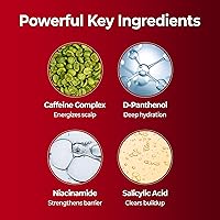 Vista 9 de KUNDAL Caffeine Scalp Care Duo Tónico para el cuero cabelludo para pérdida de cabello + champú de cafeína en flor de cerezo para raíces más fuertes