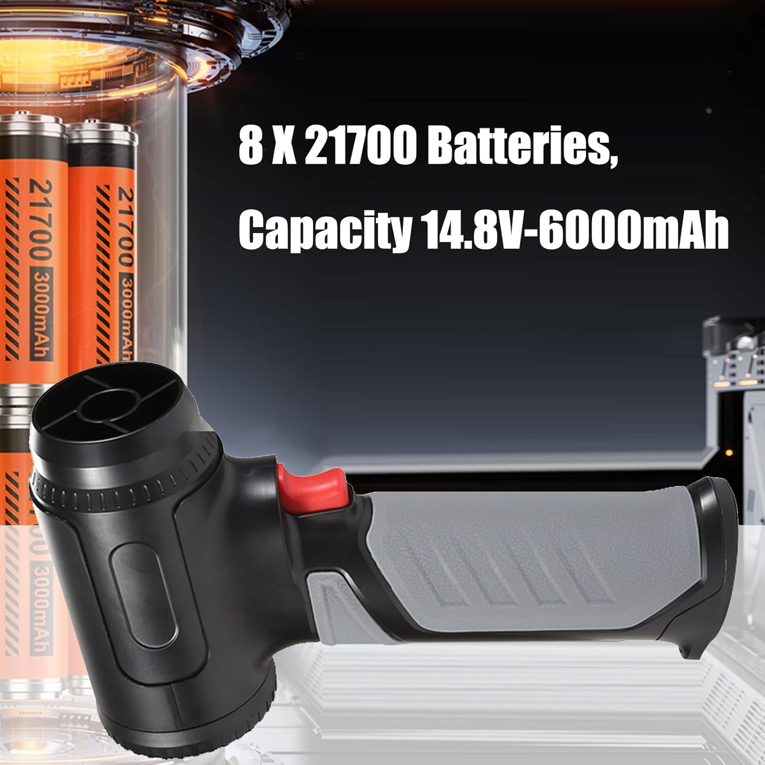 Powerful Electric Blower Violent Fan for Car Drying and Outdoor Cordless with Infinitely Variable Speeds Cordless Blower