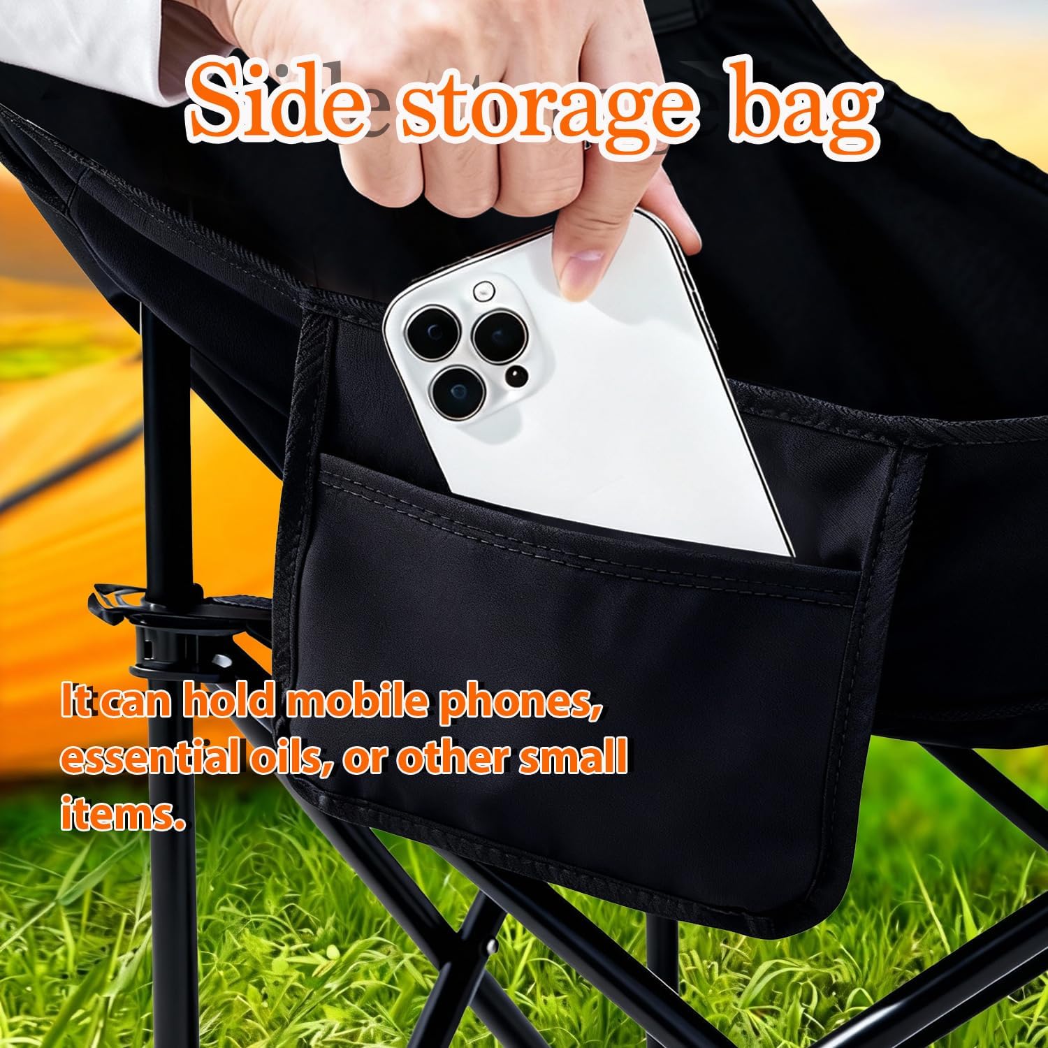 Sauna Chair with Back Support, for Portable Steam Sauna Box Home (Purple)