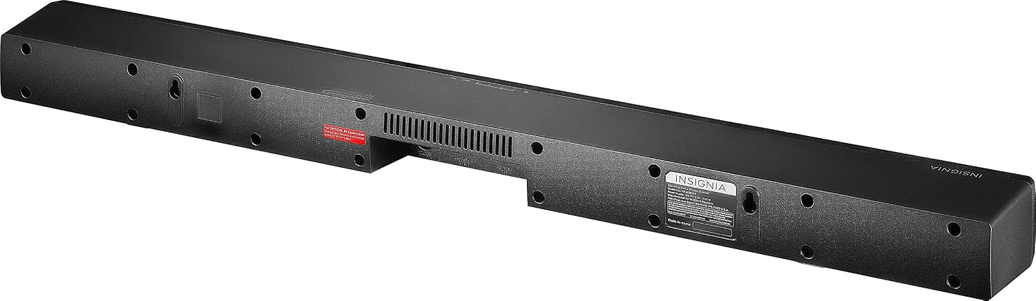 Insignia - 2.0-Channel Soundbar with Digital Amplifier - Black