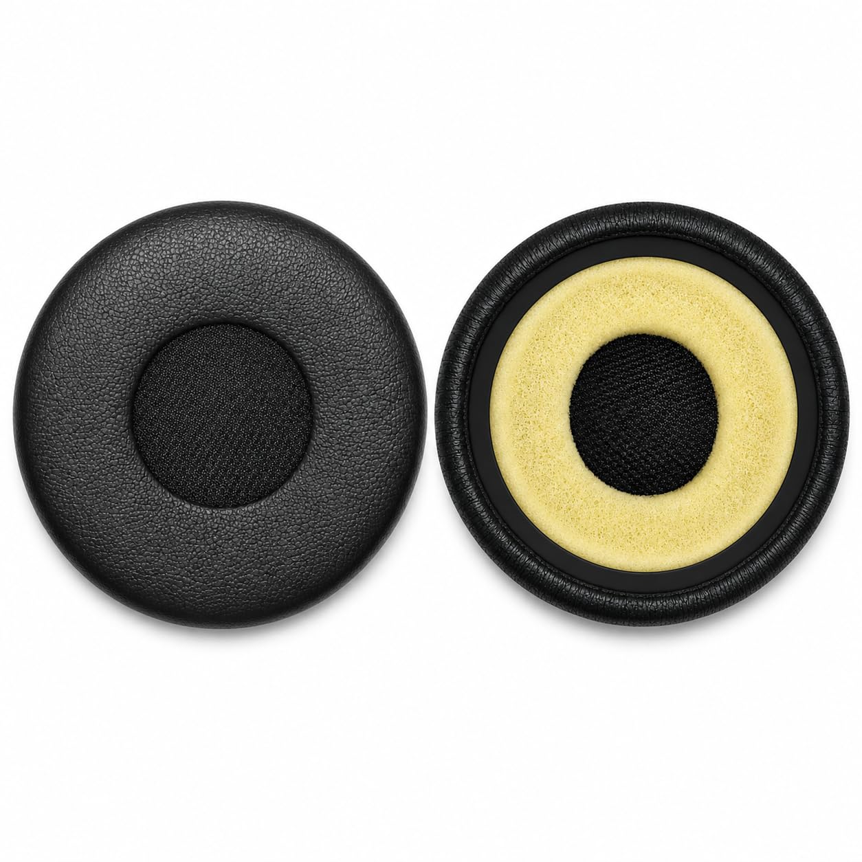 Almohadillas de repuesto para auriculares estéreo Jabra Evolve 20 30 40 65 con cable, cubierta de orejeras, cuero suave y almohadillas de espuma viscoelástica (no es compatible con Evolve2 30/Evolve2