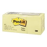 Post-it Notes Original Notes Sticky Notes 1.5" x 2", 12 Pads, 100 Sheets/Pad, Canary Yellow – view 2