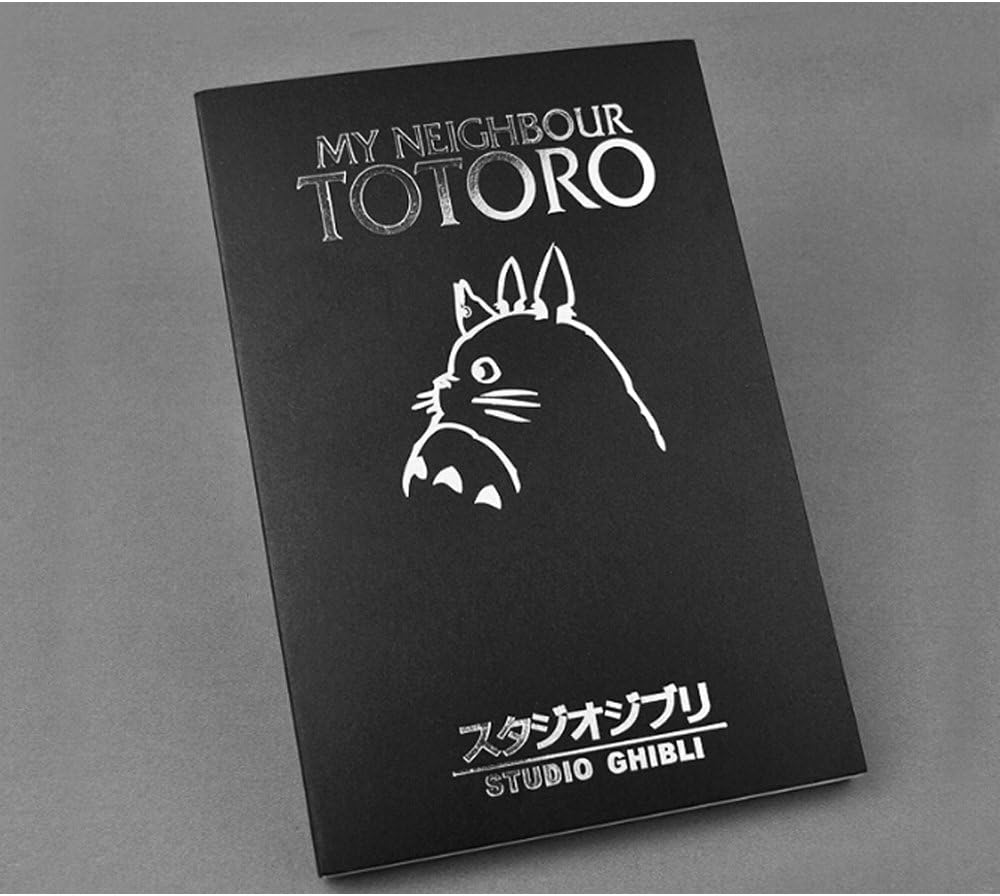 TL My Neighbour Totoro Notebook Black Notebook Cover Cosplay Notebook Diary Planner Journal Book Agenda Notebook Notepad for Collection