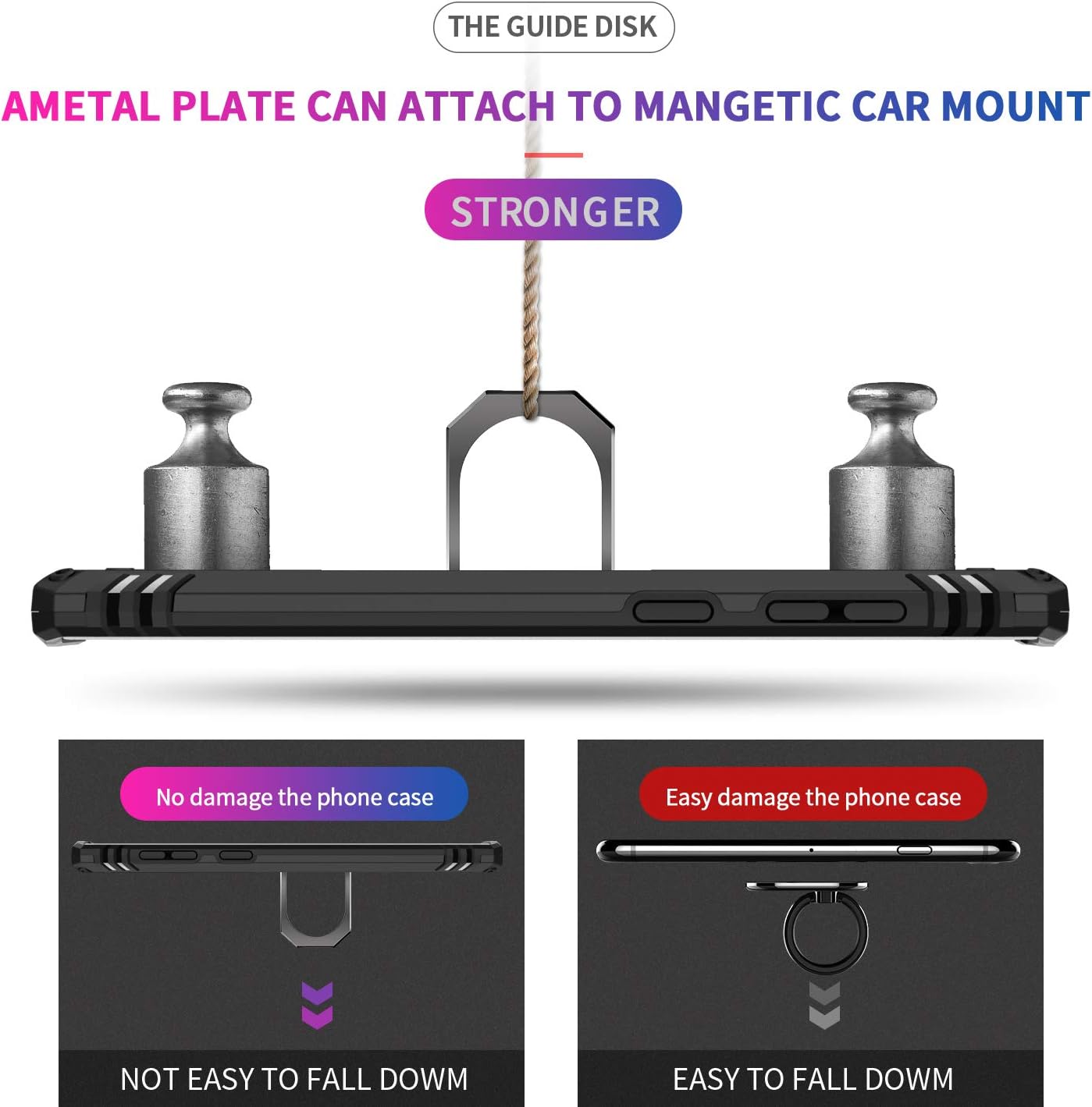 LeYi Compatible for Samsung Galaxy Note 10 Case with HD Screen Protector Ring Holder Kickstand, [Military-Grade] Magnetic Car Mount Shockproof Cover Phone Case for Samsung Note 10, JSFS Black
