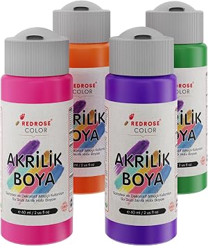 Ara Renkler Akrilik Boya 4l  Set 4x60ml