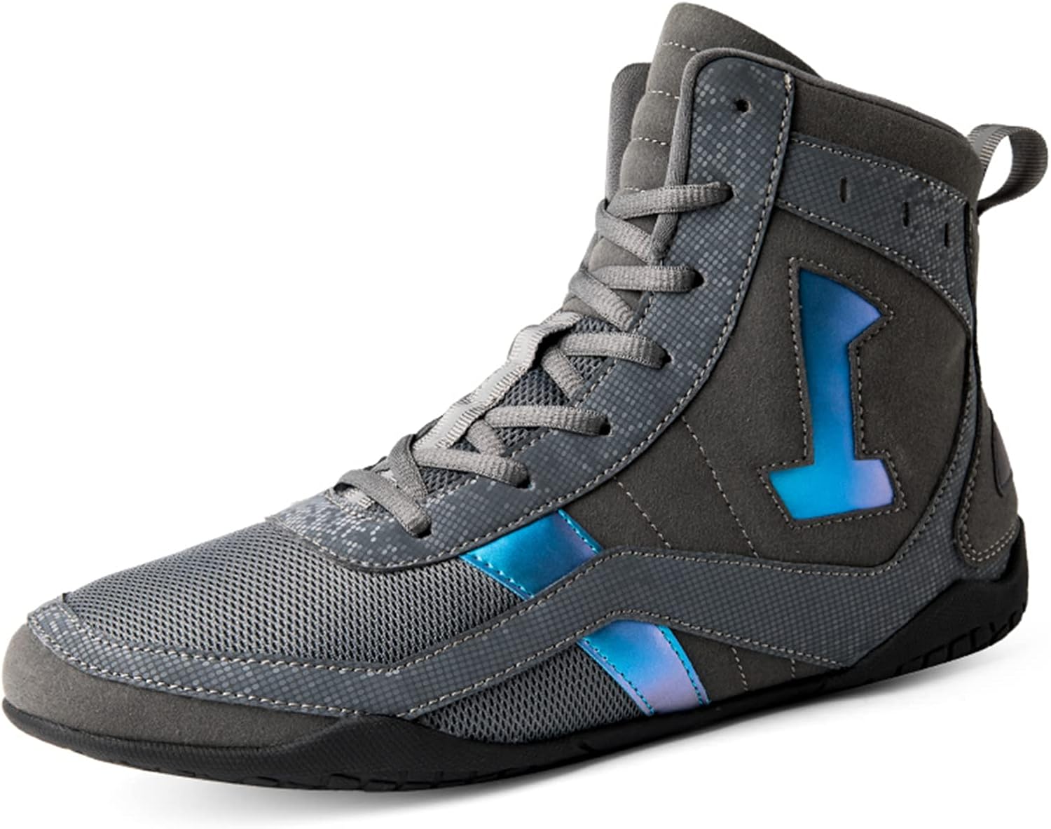 Cmadolrs Men's and Women's high top Wrestling Boxing Shoes Anti-Skid Fighting Training Competition Sports Shoes Sports Casual Shoes Gymnastics Boots