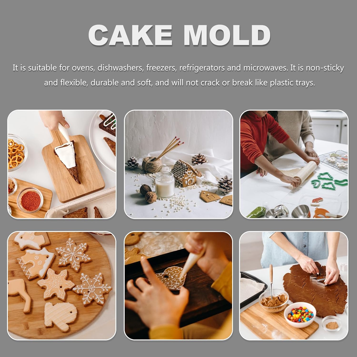 Hole Silicone Cake Mold round Baking Pan for Cake Pops