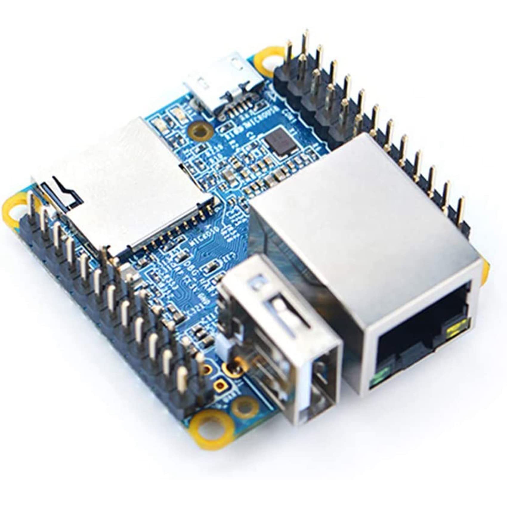 NanoPi NEO + OLED-Display + MetallgehäUse-Kit Open Source H3-Entwicklungsboard 512 MB DDR3-RAM Openwrt Armbian