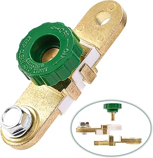 CZC AUTO Battery Quick Disconnect Switch Side Post Battery Shut/Cut Off Switch Side Terminal Battery Switch Isolator for Auto Car Truck RV Boat Marine Battery