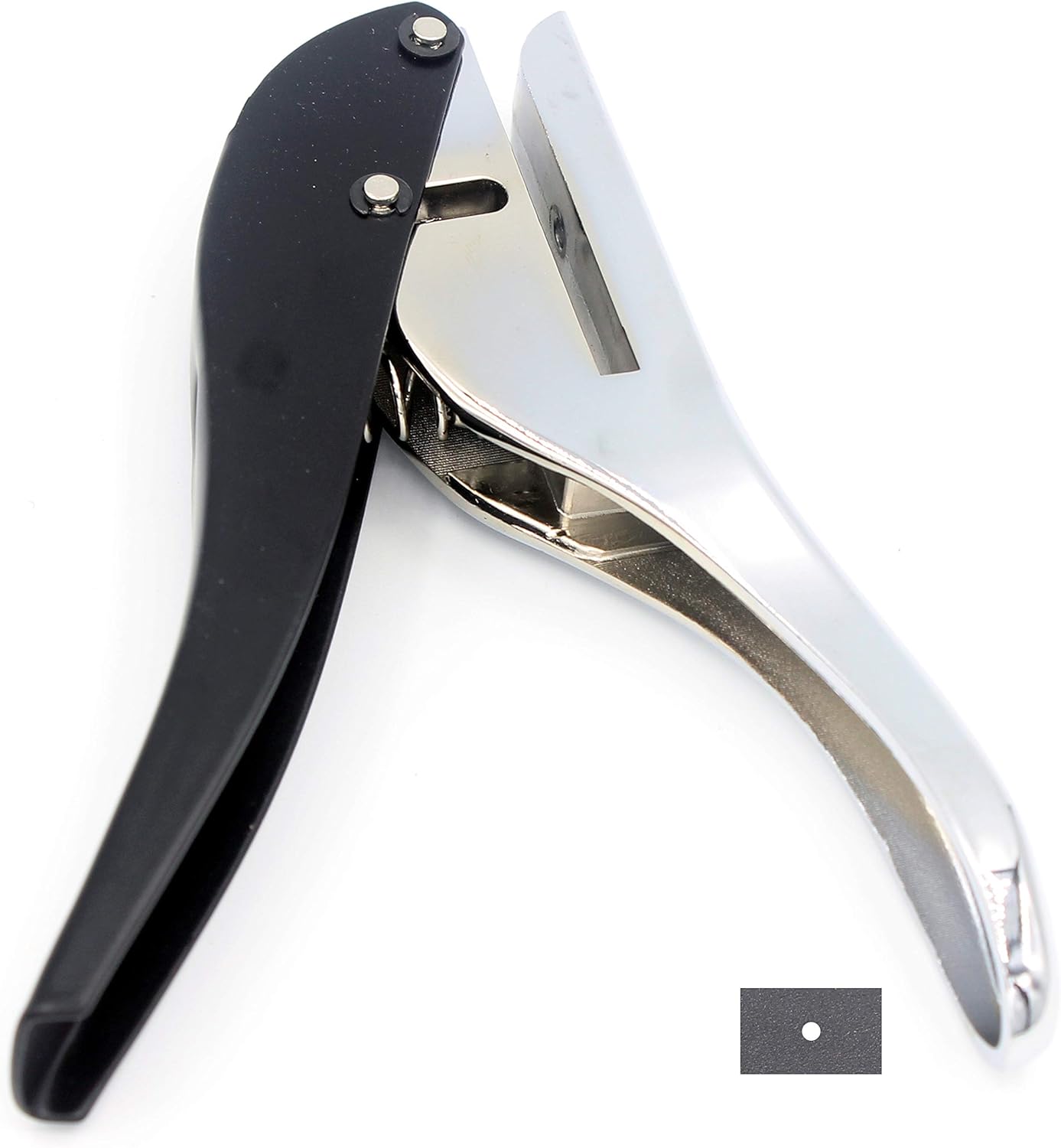 Kucaa Handheld 1/8 inch 3mm Round Metal Silver Heavy Duty Single