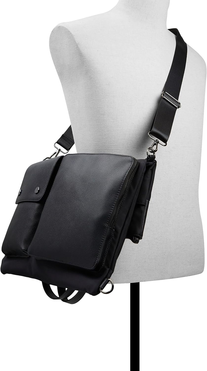 Aldo Men's Comaridx Backpack, Medium, Open Black