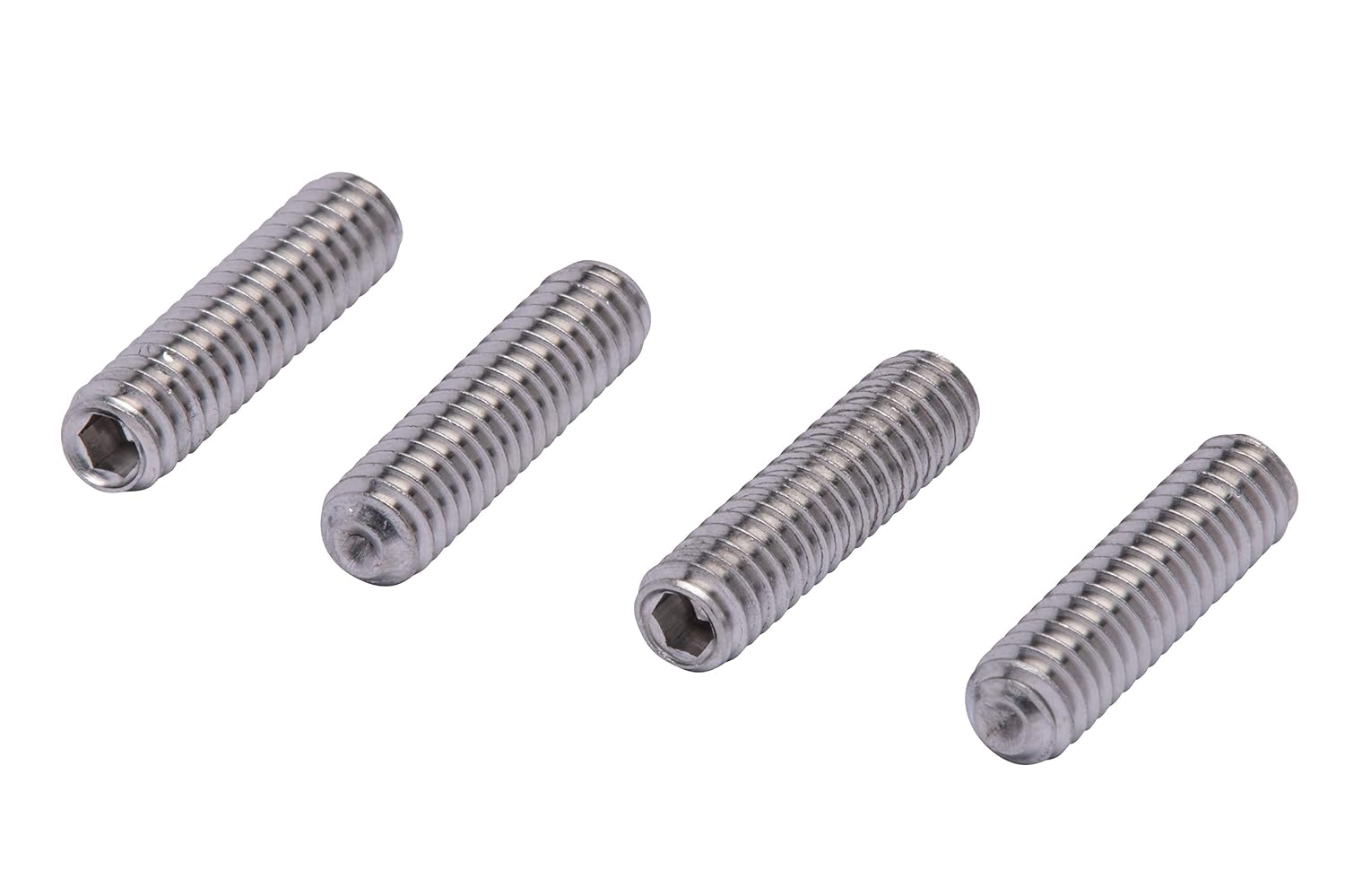 1/4"-20 X 1" Stainless Set Screw with Hex Allen Head Drive and Oval Point (25 pc), 18-8 (304) Stainless Steel Screws by Bolt Dropper