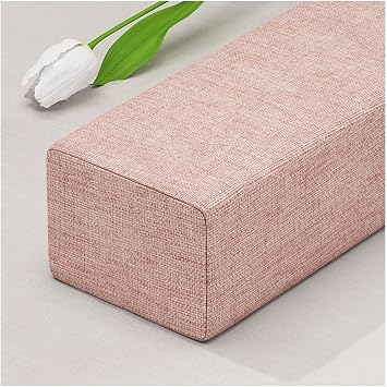 Bed Gap Filler Size Bed Wedge Pillow Headboard Pillow Mattress Wedge Bed Gap Filler That can Close The Gap Between Your Mattress and Headboard Headboards Cushion Color Pink, Size 20X10X100cm
