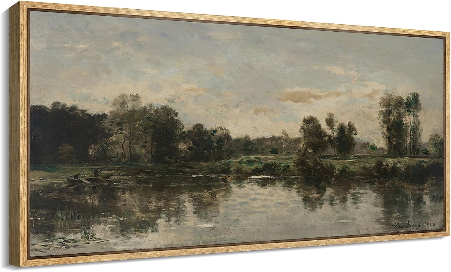 Amazon.com: MUDECOR Extra Large Framed Canvas Print Wall Art Vintage ...