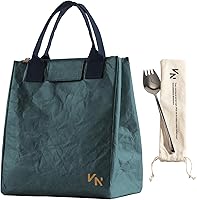 Vista 17 de VonNova Lonchera aislada para mujer con aislamiento premium de 4mm, linda lonchera grande de 7L para la oficina, lonchera pequeña duradera