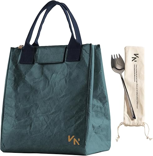 VonNova Lonchera aislada para mujer con aislamiento térmico de alta calidad de 0.157 in, bonita bolsa de almuerzo grande de 7 litros para oficina,