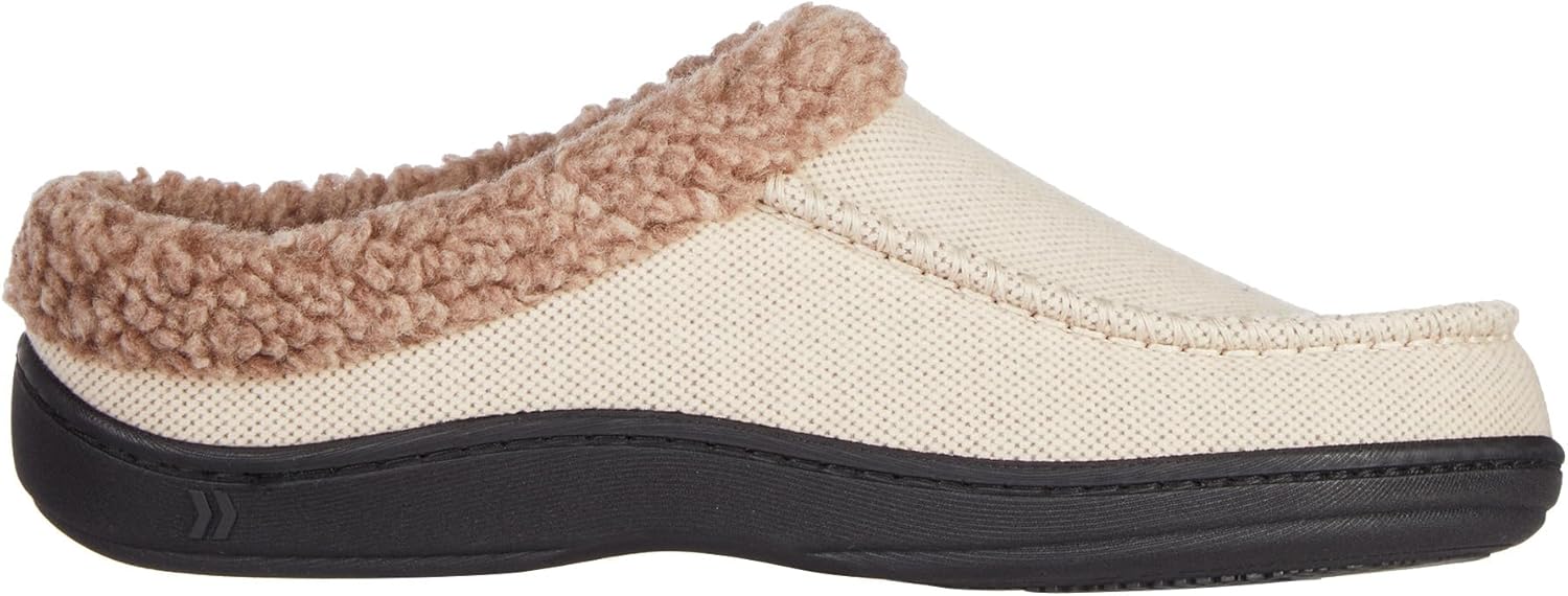 isotoner Men's Lewis Memory Foam Indoor/Outdoor Clog Slippers - Image 5