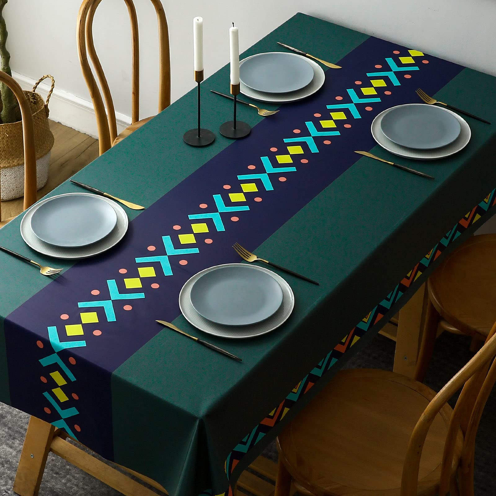 Nappe imperméable en PVC 140x180 cm pour la protection efficace de votre table