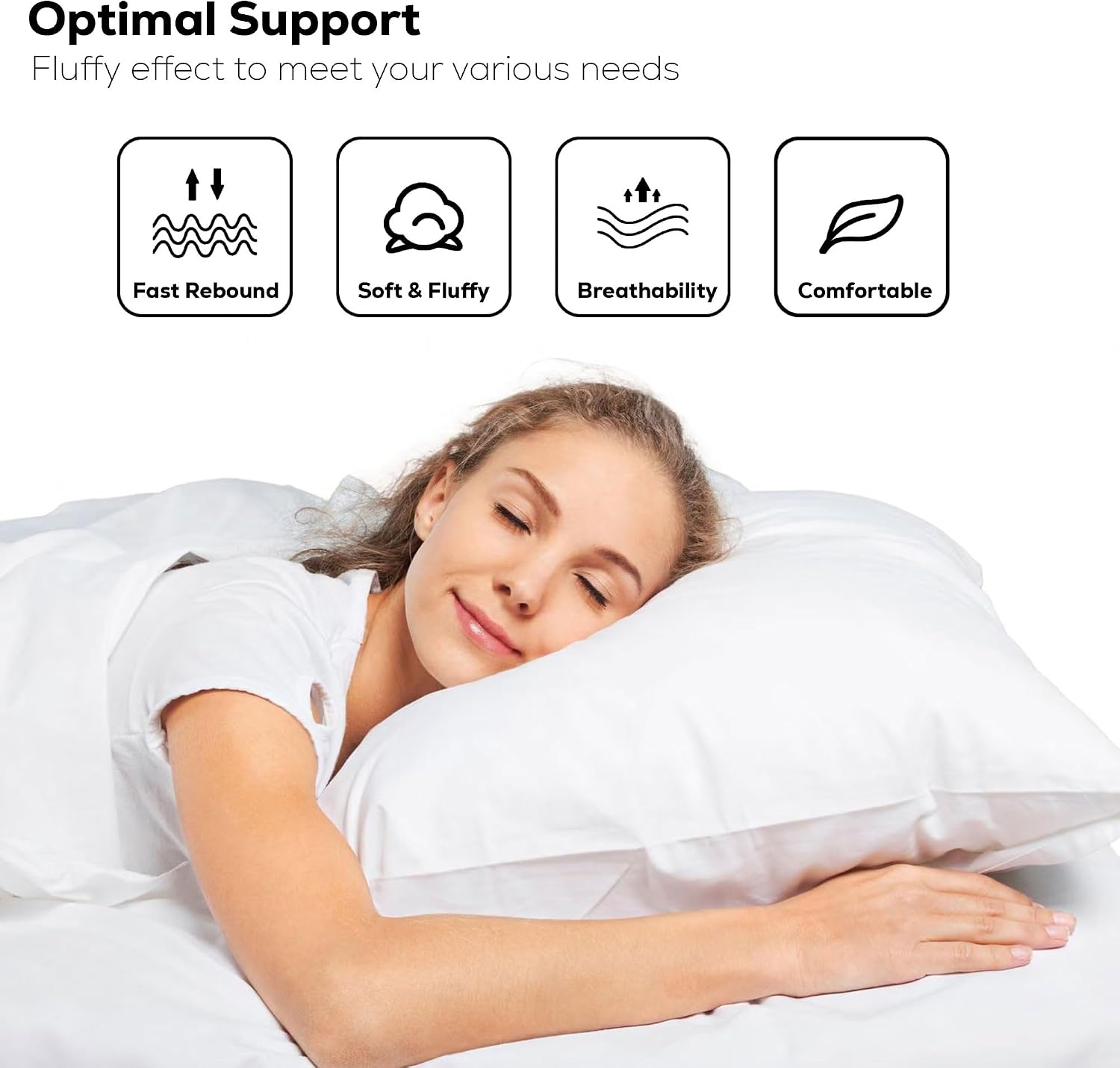 GOLD TEXTILES Standard Pillowcases – 12 Pack (44" x 36") – White Brushed Microfiber Pillow Cover for Home, Hotel & Hospitality, Soft, Durable, Shrink-Resistant, Easy-Care Bedding(12, White, Standard)