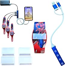 MultiCharger for MagicBand+, MagicBand + & Magic Band Compatible with FuelRod and Other External Battery. Disney World Accessories for Trip to Disneyland or Cruise (USB-A, 1-Pack)
