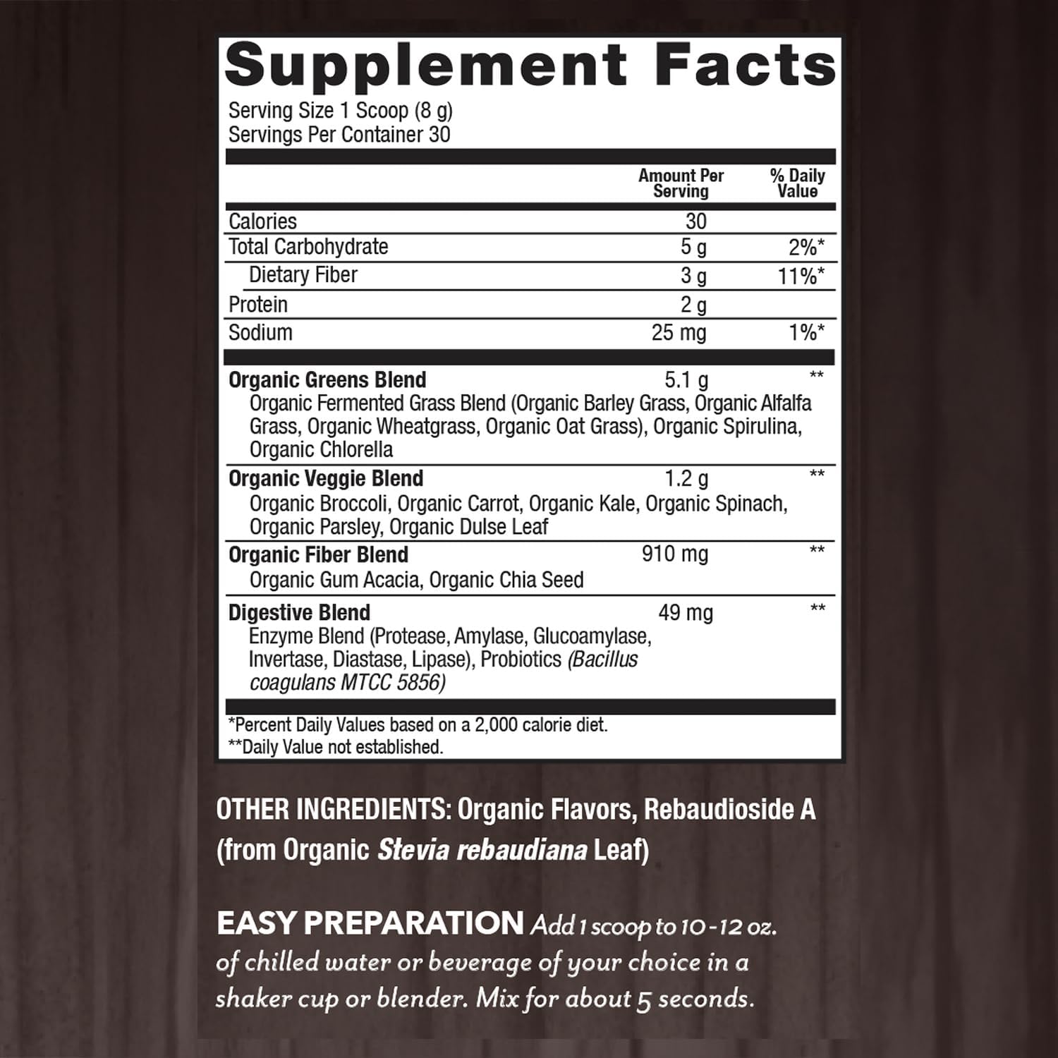 PLANTFUSION Organic Fermented Alkalizing Greens, 8.46 OZ