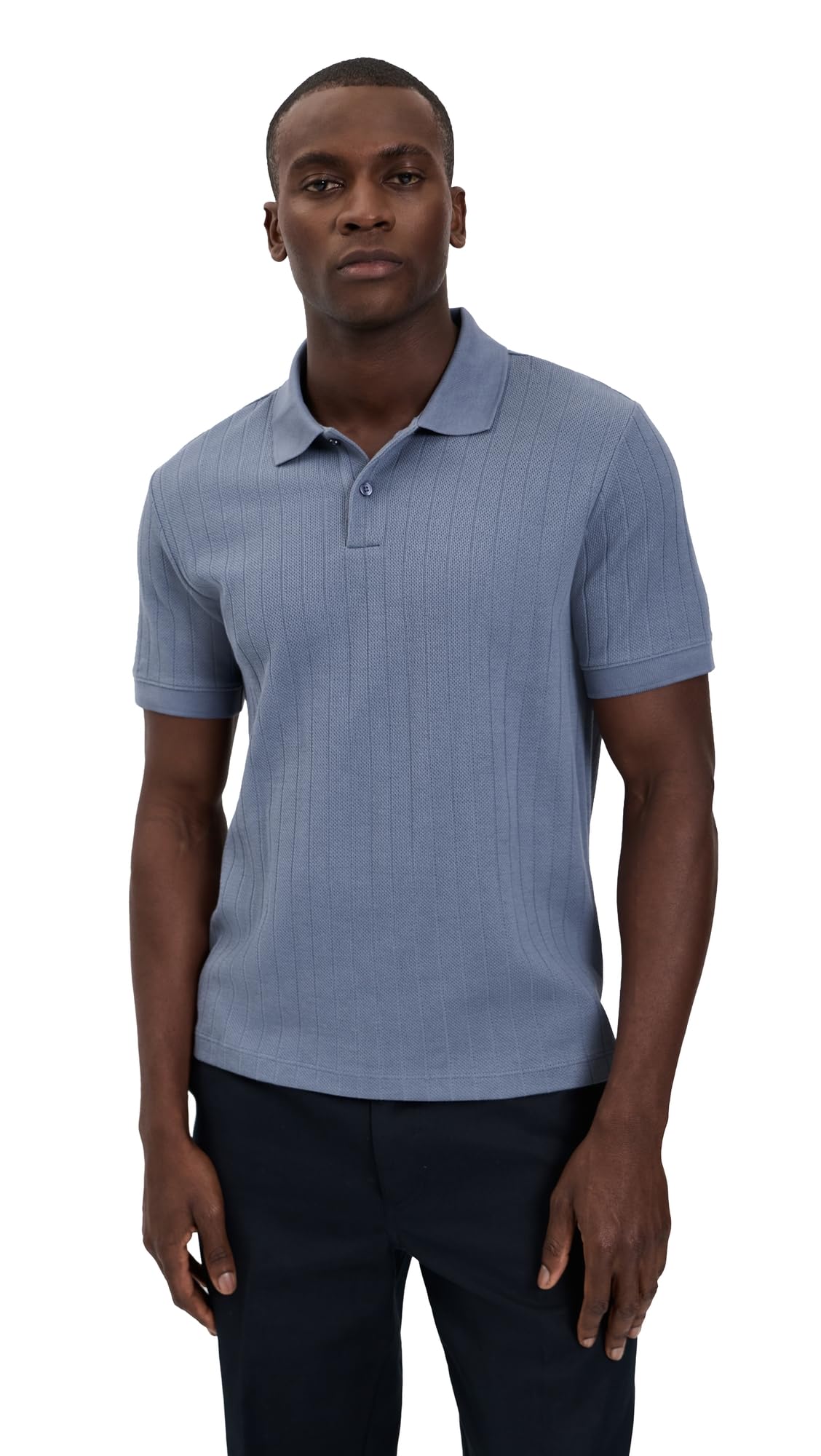 Vince Men's Drop Needle Stripe Polo