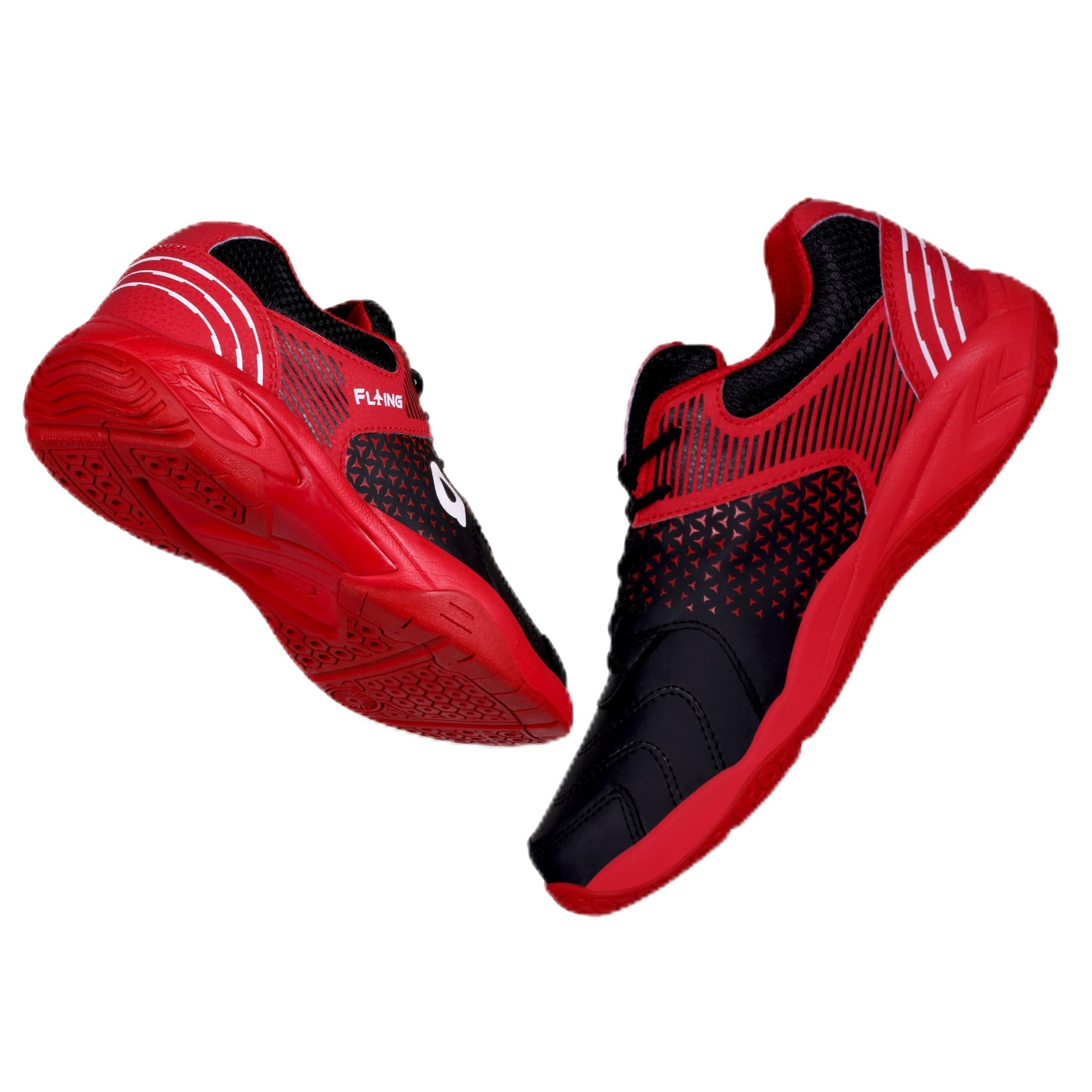 AIVIN Flying Badminton Shoes (Non Marking) All Court Shoes | Also Perfect for Squash, Table Tennis, Volleyball, Basketball & Indoor Sports | Lightweight & Durable | Mens Sports Shoes (B0CLJKM7LM) Amazon Price History, Amazon Price Tracker