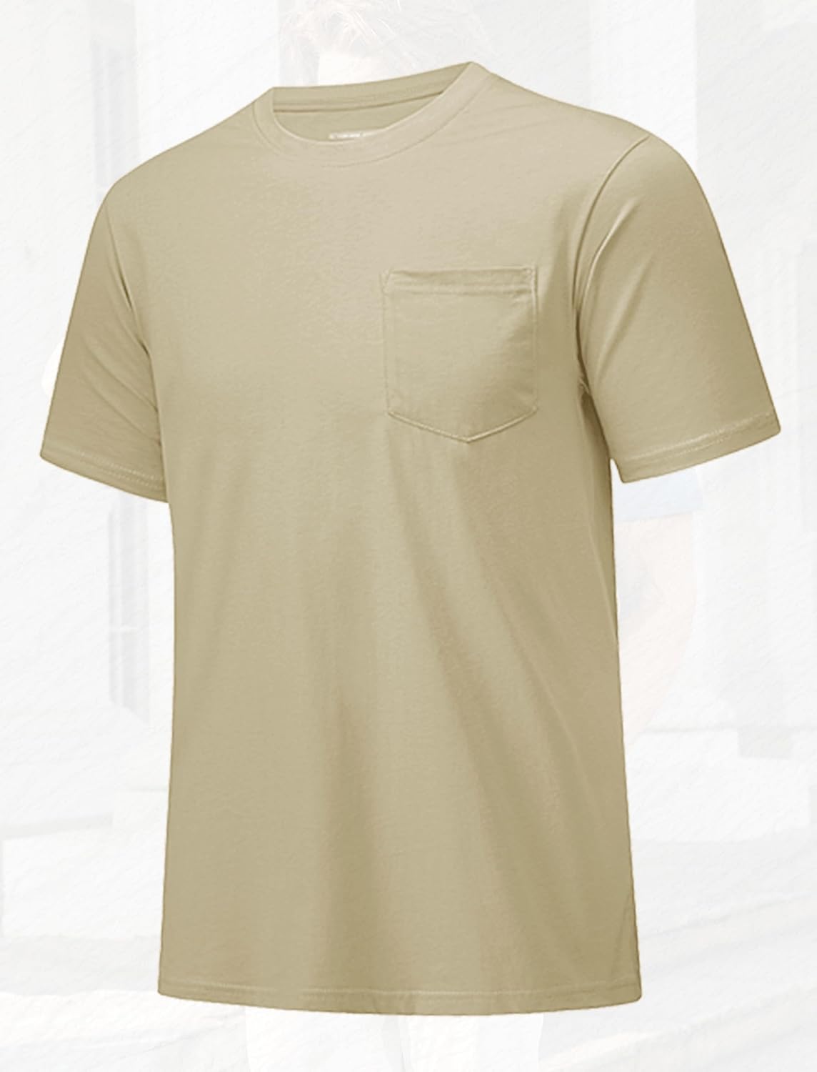 MAGCOMSEN Mens Pocket T Shirts Short Sleeve Cotton Moisture Wicking Plain Tshirts Casual Lightweight Summer Basic Tees - Image 5