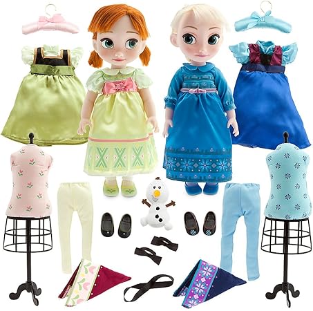 Amazon Disney ディズニー アナと雪の女王 トドラー ドール エルサとアナ ギフトセット アニメーター コレクション ドール 並行輸入品 人形 ドール おもちゃ