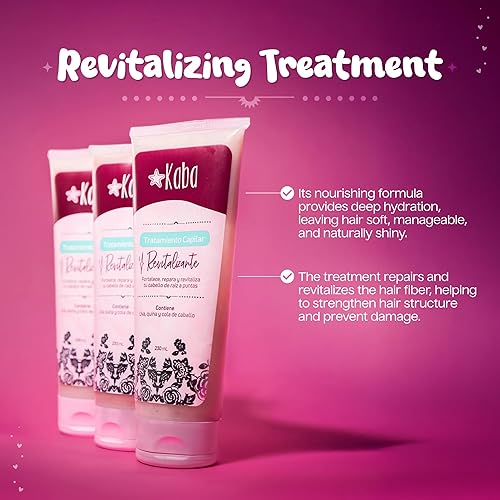 Miniatura 7 de D'Luchi Kaba Tratamiento revitalizante para el cabello con uvas, cinchona y cola de caballo para un cabello más grueso y lleno, tratamiento