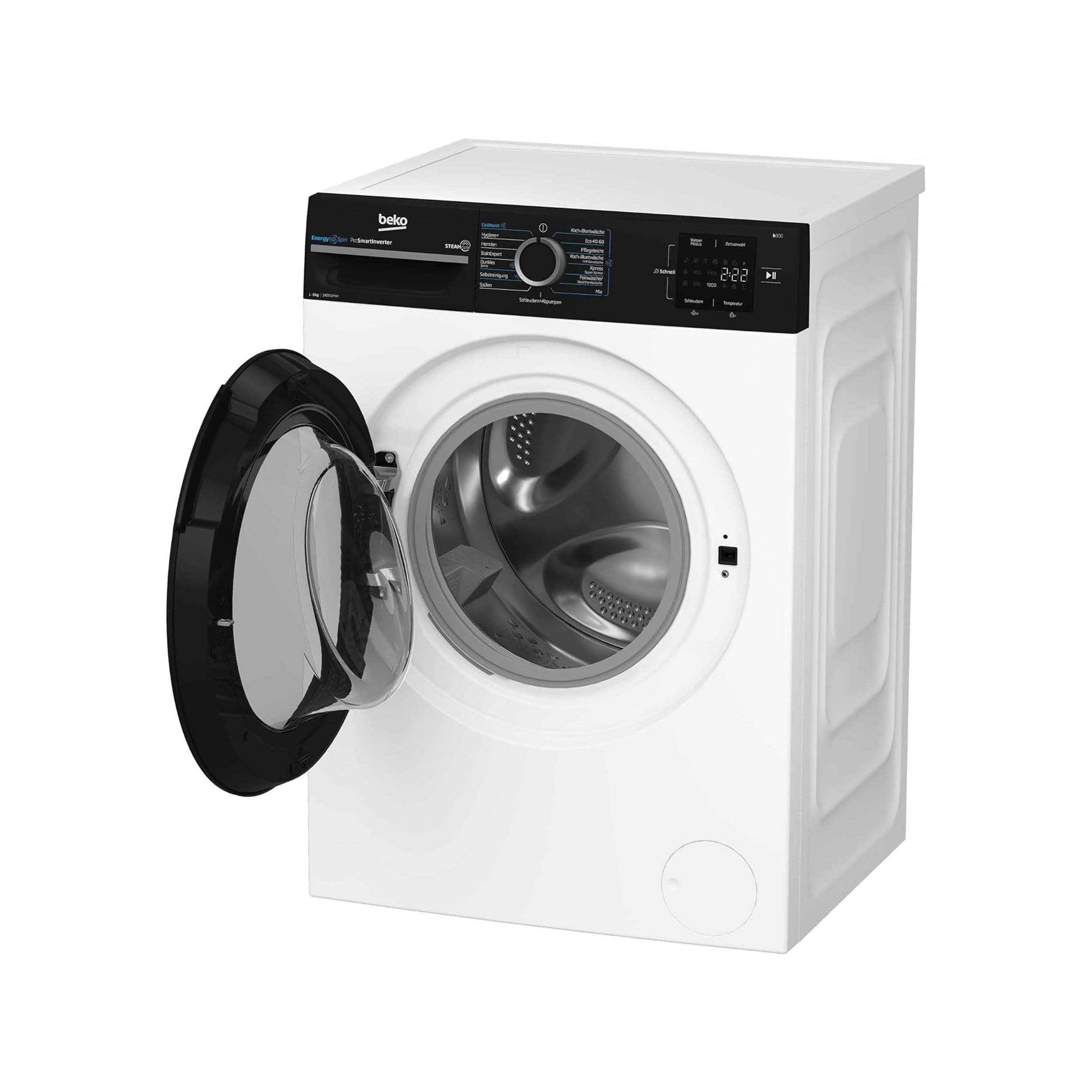 Beko BM3WFU3841R Waschmaschine 8 kg 1400 U/min SteamCure Dampffunktion Weiß