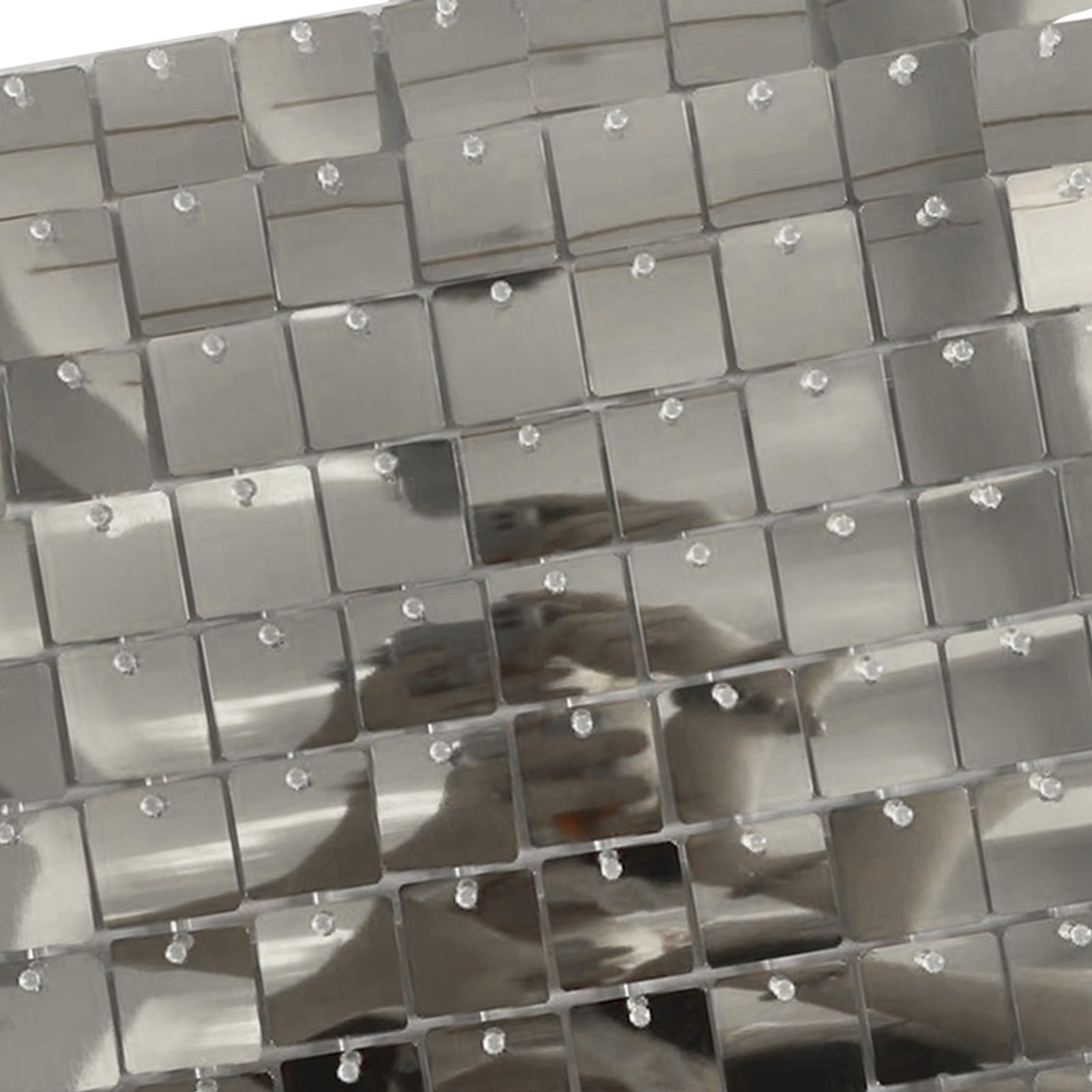24 Paneles de Pared Brillantes, Panel de Fondo de Lentejuelas Brillantes, Decoración de Escenario de Cumpleaños de Boda para Eventos, Material Plástico 30x30cm