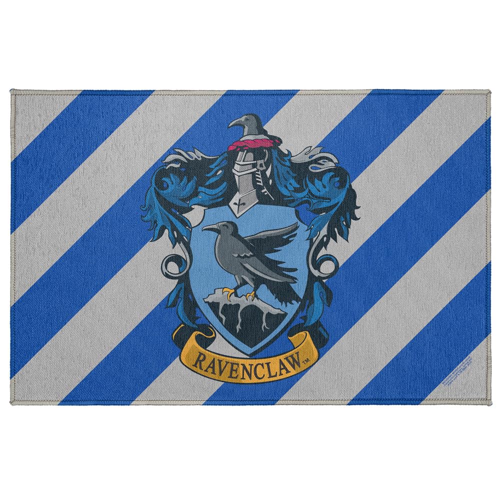 GRAPHICS & MORE Anti-Slip Indoor Doormat, 20” x 31.5” Harry Potter Ravenclaw Sigil, Floor Mat for Inside Entry Way/Back Door Garage Mudroom Home and