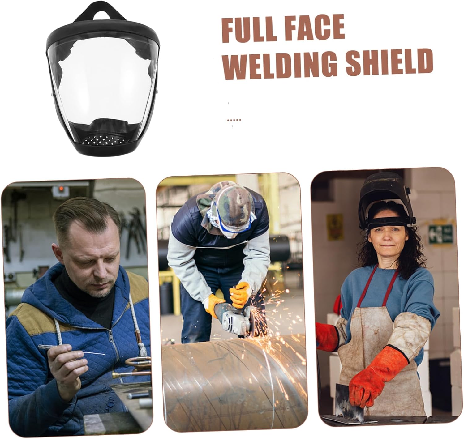 Artibetter Industrial Welding Goggles Full Face Safety Goggles Adjustable Strap Protective Glasses for Men Welding Supplies