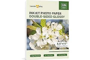 32 lb Glossy Paper: Double Sided Thin Photo Paper for Vivid Prints