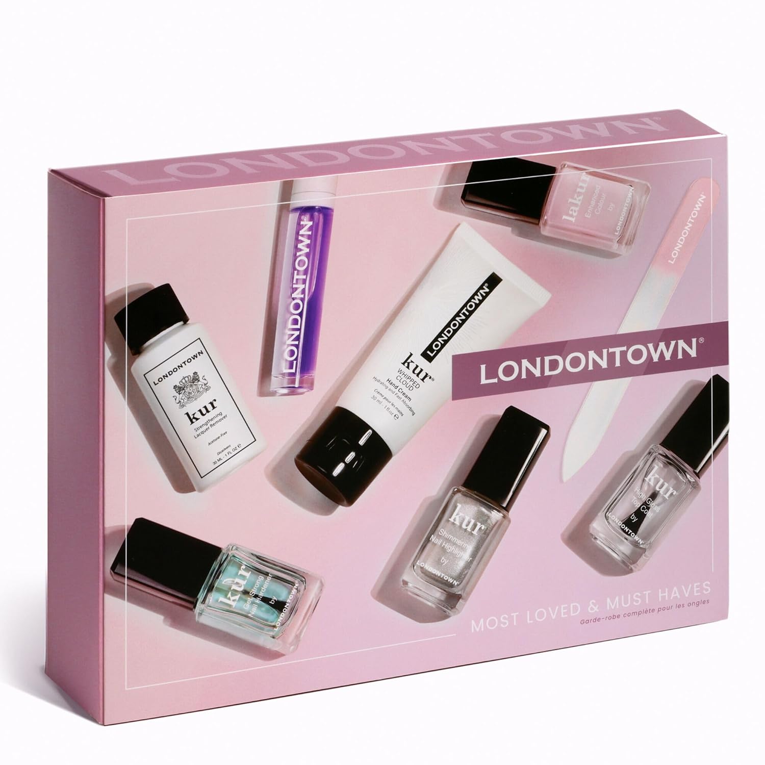 LONDONTOWN Most-Loved & Must-Haves Complete Nail Polish Set - Manicure Essentials, Nail Care, Cuticle Tools with Nail Polish - Image 3