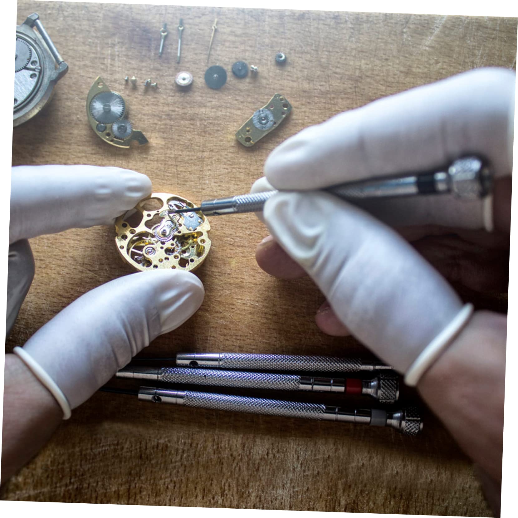 Juego de 13 Destornilladores para Relojes, microdestornilladores, Herramientas para relojeros, Kit de Joyas, minidestornilladores de precisión, Destornilladores pequeños para teléfonos, j(
