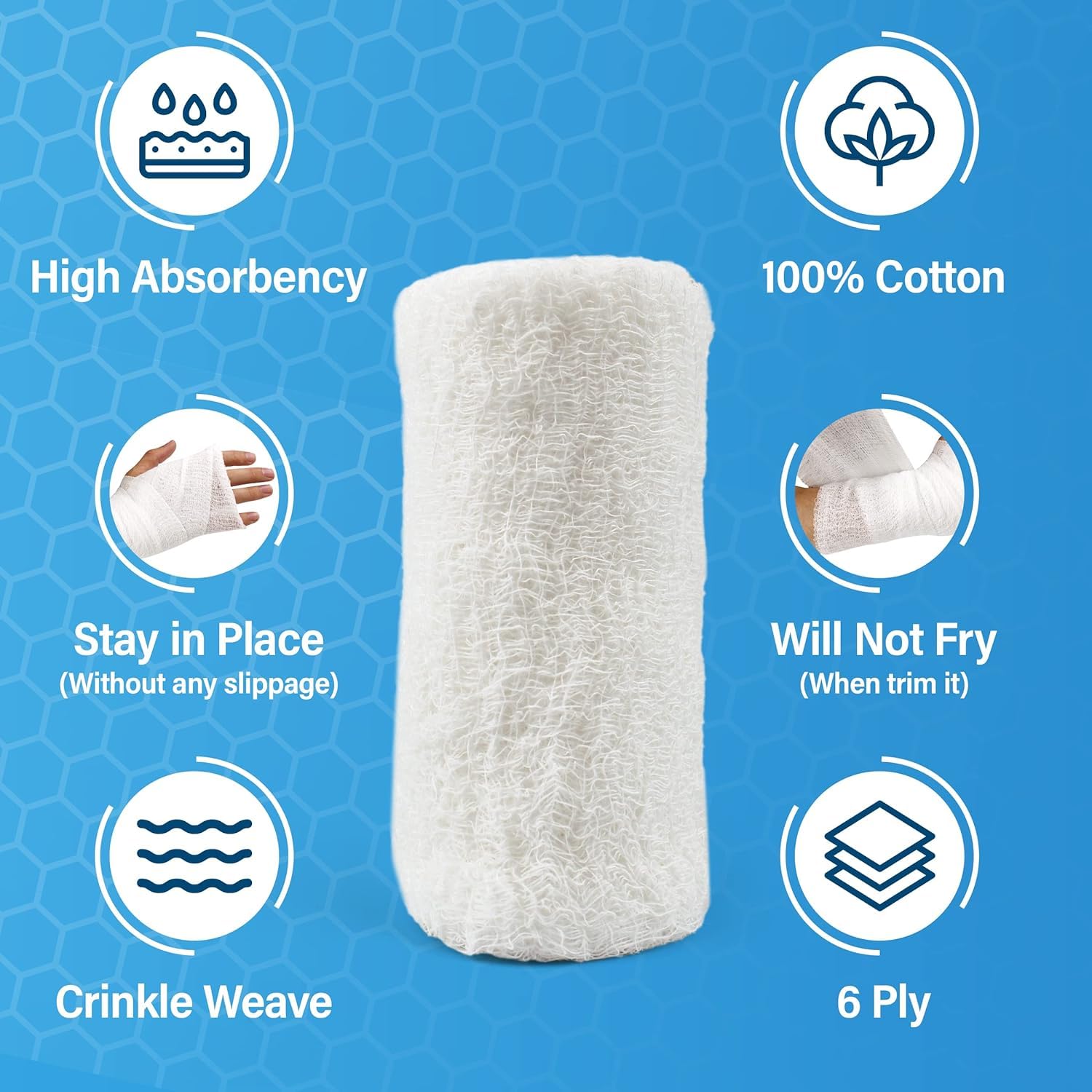 cotton roll for dressing Medline Sterile Cotton Rolls