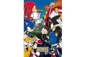 BUY ART FOR LESS Officially Licensed Sonic The Hedgehog - Group 24...