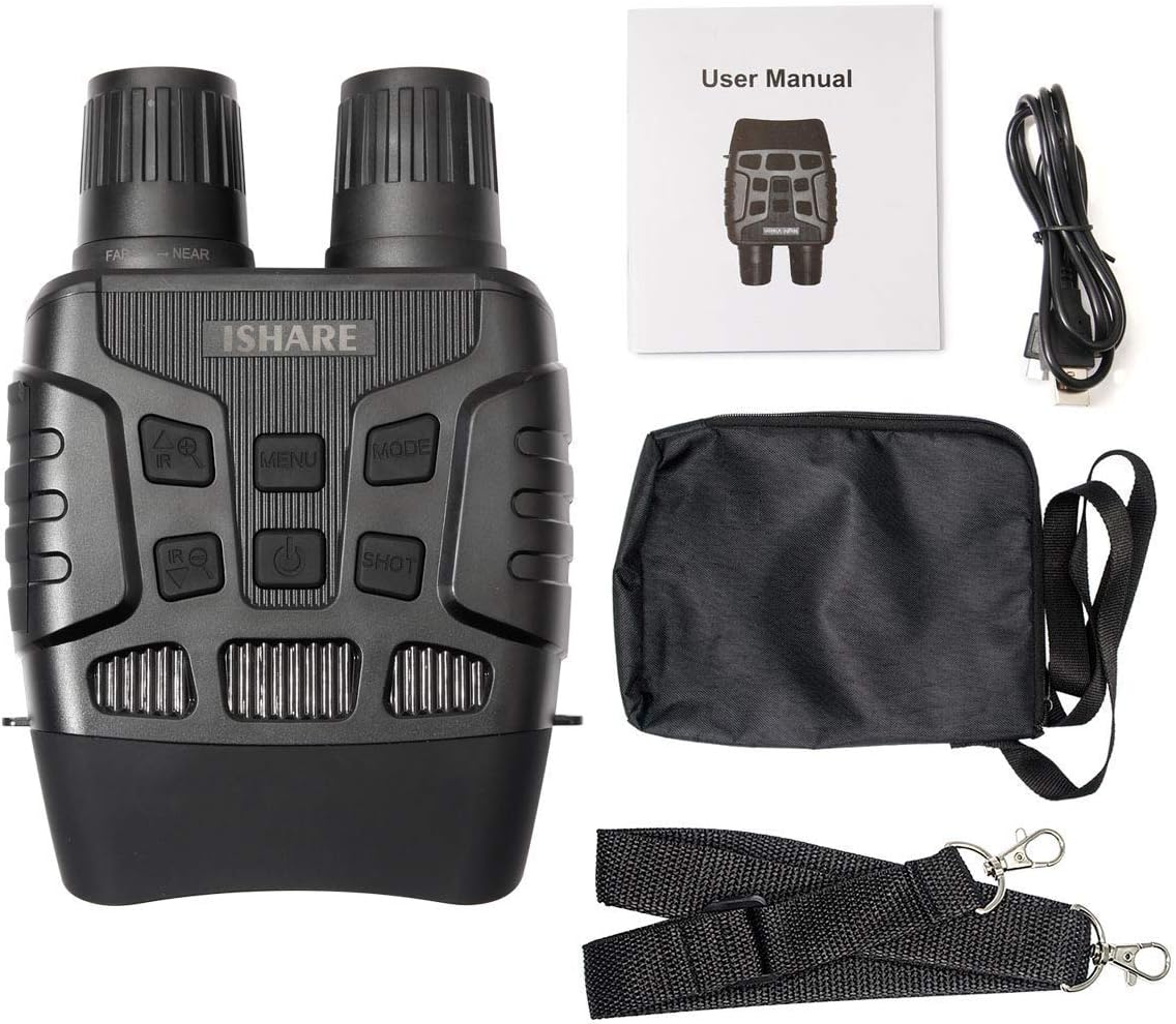 ❤ Crazy Deals Anladia Night Vision Goggles can Take HD Image Video Digital Infrared Binoculars for Hunting, Climbing, Camping