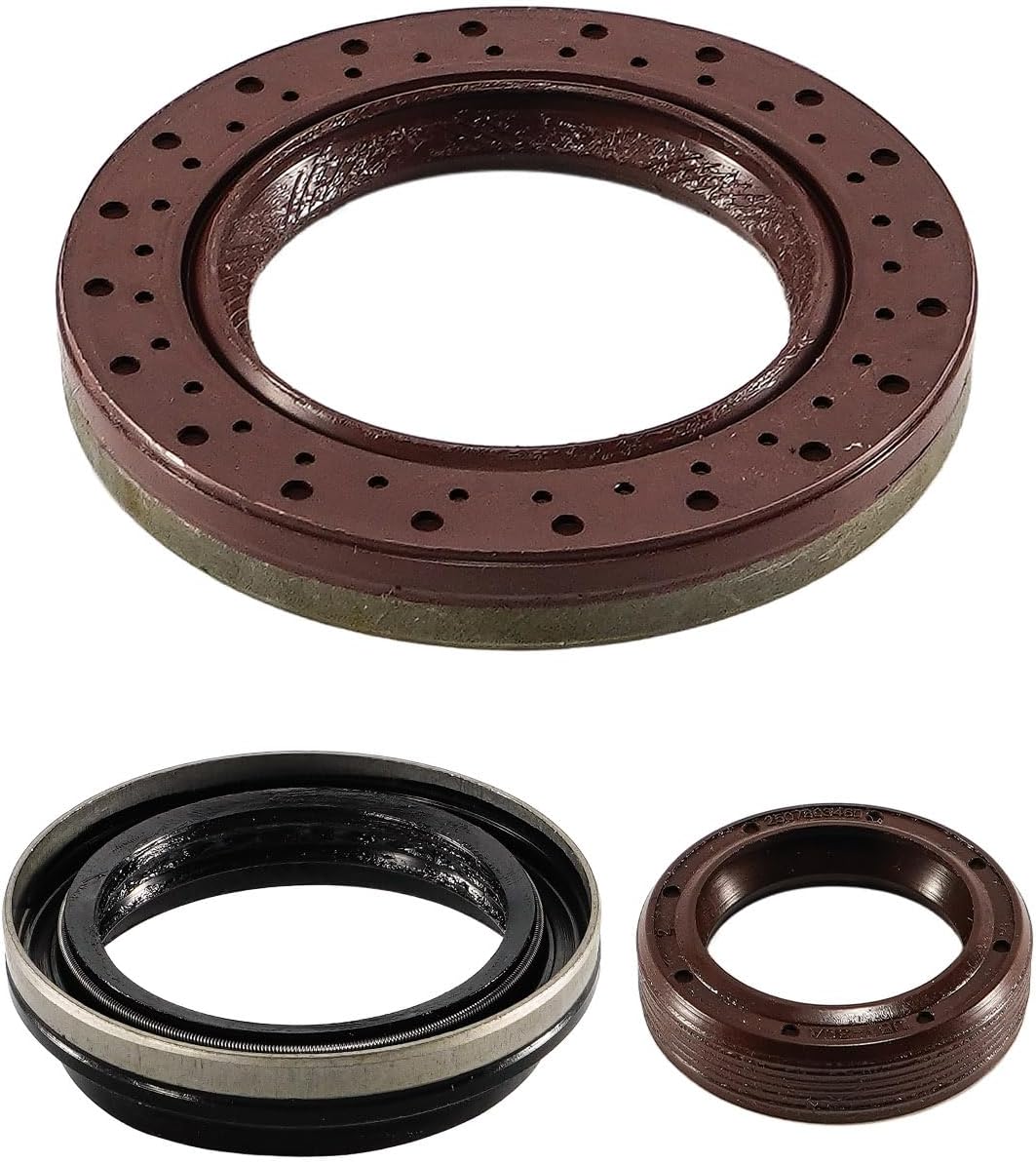 Transmission Oil Seal Kit Fit for Ford Fiesta Fusion DPS6 6DCT250 2011-2018, Automatic Transmission Seal Output Shaft Seal Transfer Shaft Oil Seal