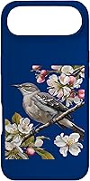 Vista 27 de Arkansas Northern Mockingbird Surrounded by Apple Blossom Case for iPhone 17
