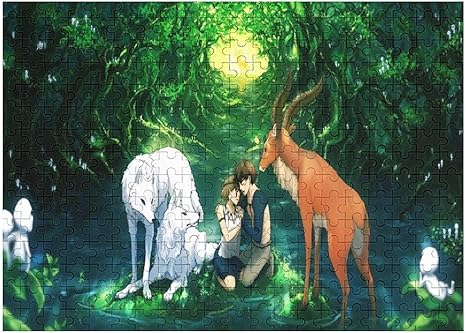 Amazon Co Jp もののけ姫 ジグソーアニメーションアニメーション大人と子供のための300個木製チャレンジファミリーゲーム人気のアニメとマンガのギフト おもちゃ