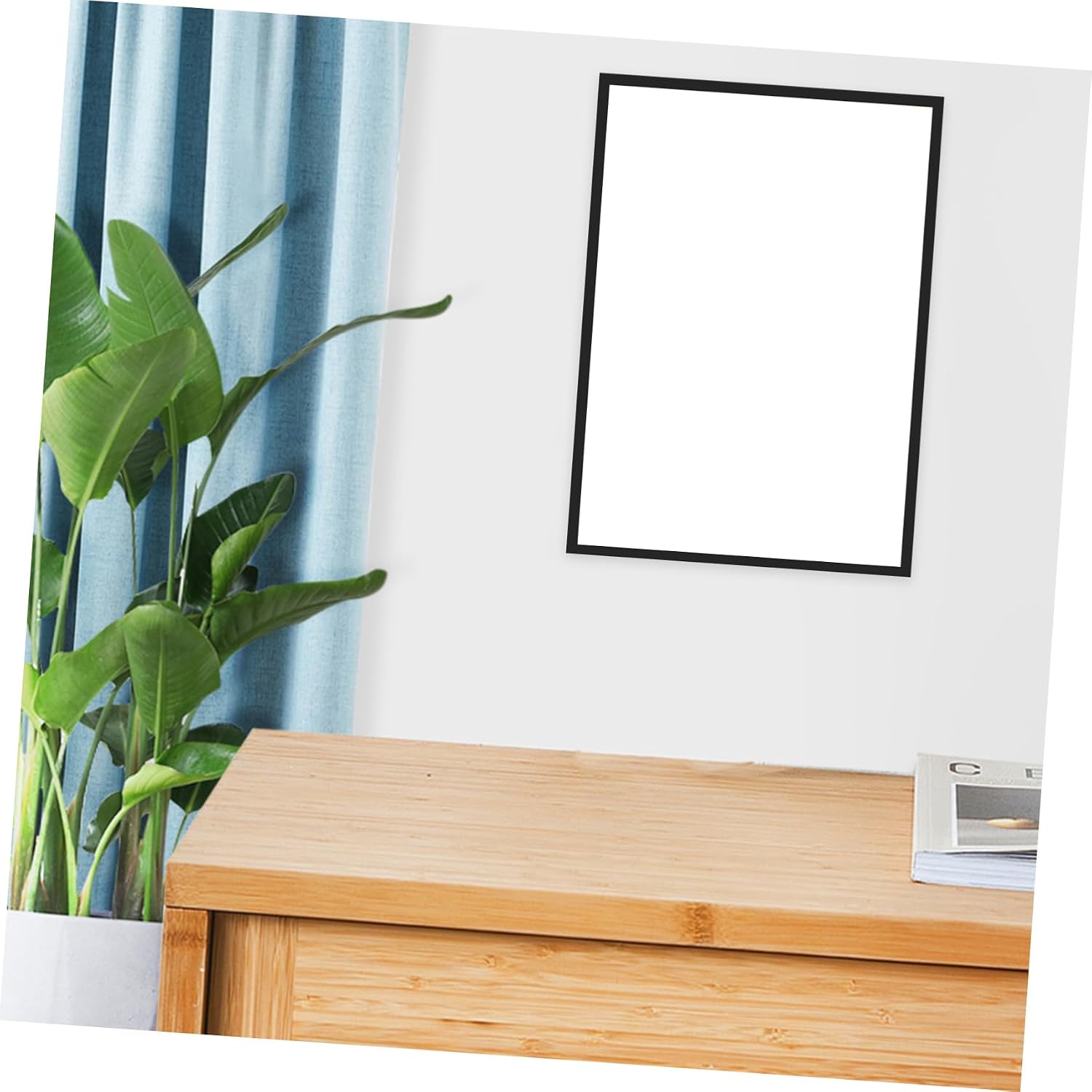4Pcs Magnetic Photo Frames Self Adhesive Decorative Picture Frames for Home Office for Paintings Photos Stylish Design Easy to Use for Housewarming
