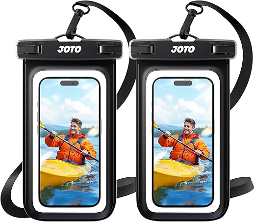 JOTO Custodia Impermeabile Smartphone[30M/IPX8],Sacchetto Subacqueo per iPhone 13/12/11 Pro Max Mini XR...