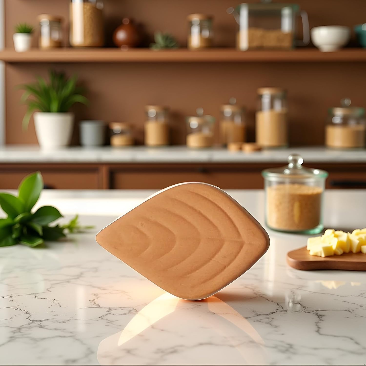 Brown Sugar Keeper Saver for Keeping Moist Fresh Reusable Leaf Clay Hydrostone Keep Conditioning Humidity Kitchen Gadgets Storage Containers