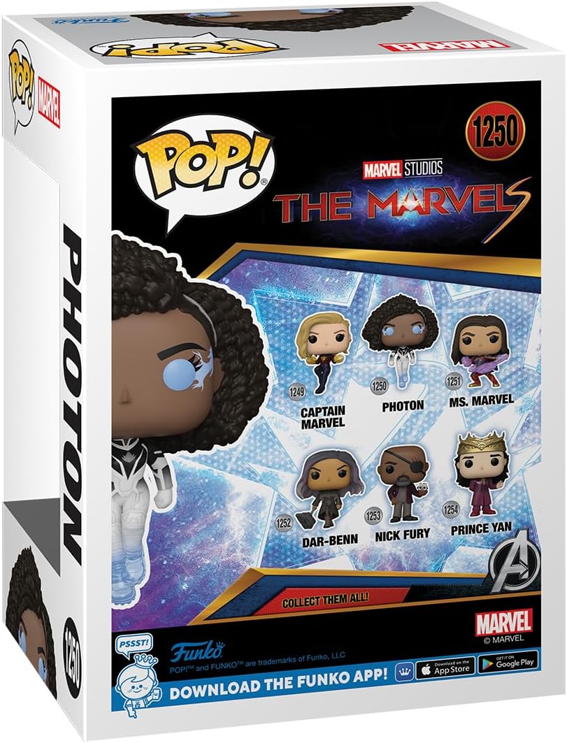 Funko POP! Vinyl: The Marvels - Photon - Collectable Vinyl Figure - Gift Idea - Official Merchandise - for Kids & Adults - Movies Fans - Model Figure for Collectors and Display