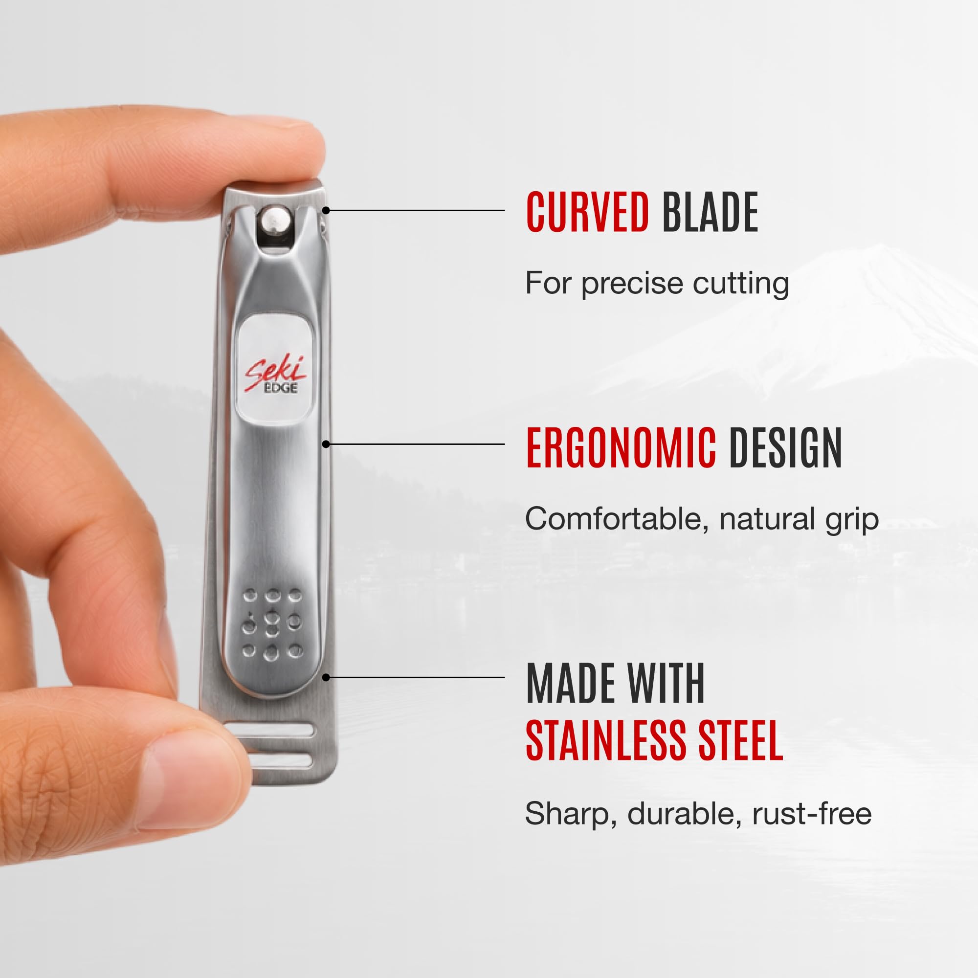 Amazon.co.jp: Seki Edge Stainless Steel Fingernail Clipper